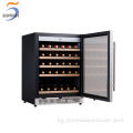 Охладители за напитки от неръждаема стомана в хладилник за вина